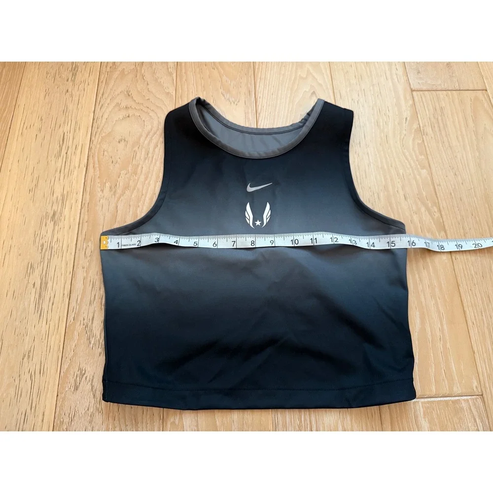 NIKE Women Crop Top Ombre Athleisure Sporty Gorpcore Size M